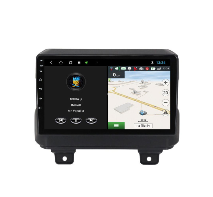 Штатна магнітола для Jeep Wrangler 4 2018-2019 BACAR 2/32Gb Optimal