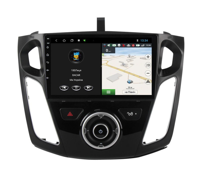 Штатна магнітола для Ford Focus 3 2011-2019 BACAR 1/16Gb Optimal