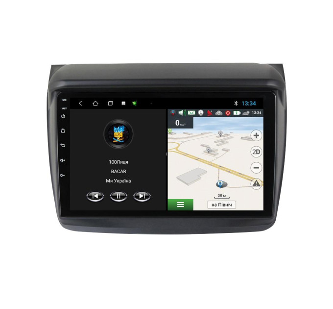 Штатна магнітола для Mitsubishi Pajero Sport L200 2008-2016 BACAR 1/16Gb Optimal