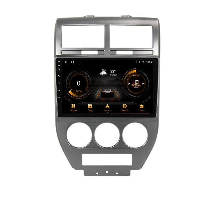 Штатна магнітола для Jeep Compass 2006-2010 BACAR 1/16Gb Optimal