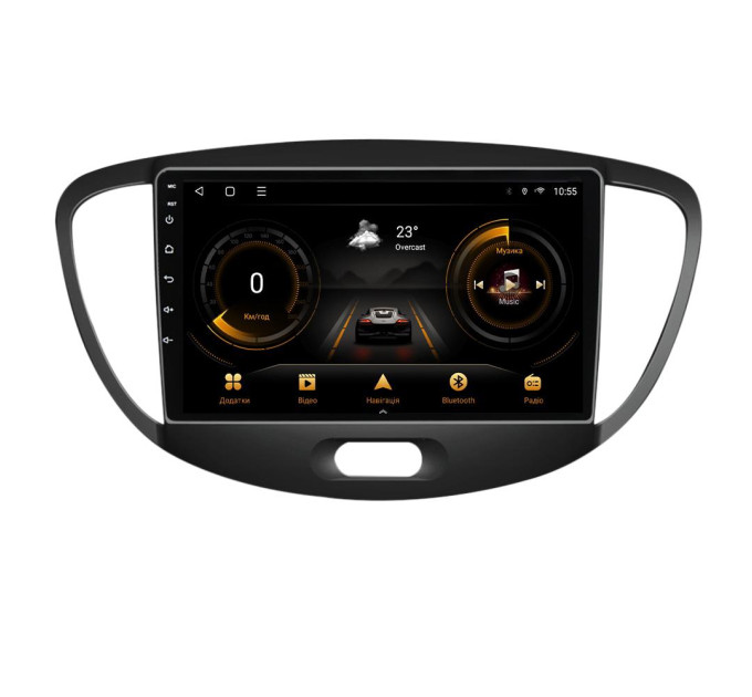 Штатна магнітола для Hyundai i10 2007-2013 BACAR 2/32Gb Optimal
