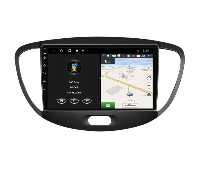 Штатна магнітола для Hyundai i10 2007-2013 BACAR 2/32Gb Optimal
