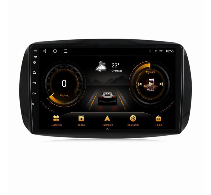 Штатна магнітола для Mercedes Smart Fortwo 3 2014-2020 BACAR 1/16Gb Optimal
