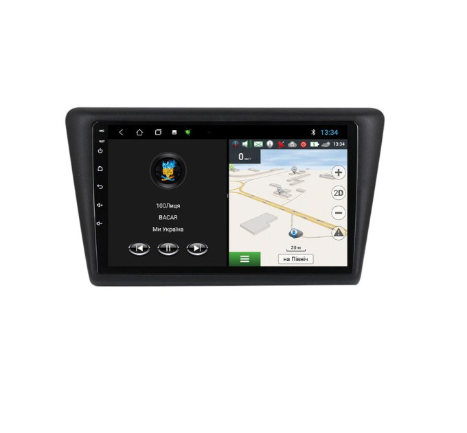 Штатна магнітола для Skoda Rapid NH3 NH1 2012-2020 BACAR 1/16Gb Optimal