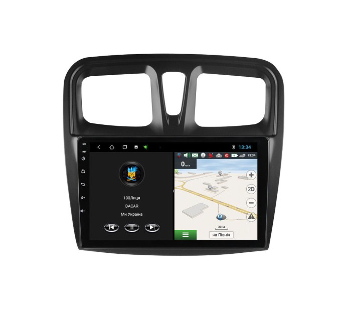 Штатна магнітола для Renault Logan Sandero 2012-2019 BACAR 1/16Gb Optimal