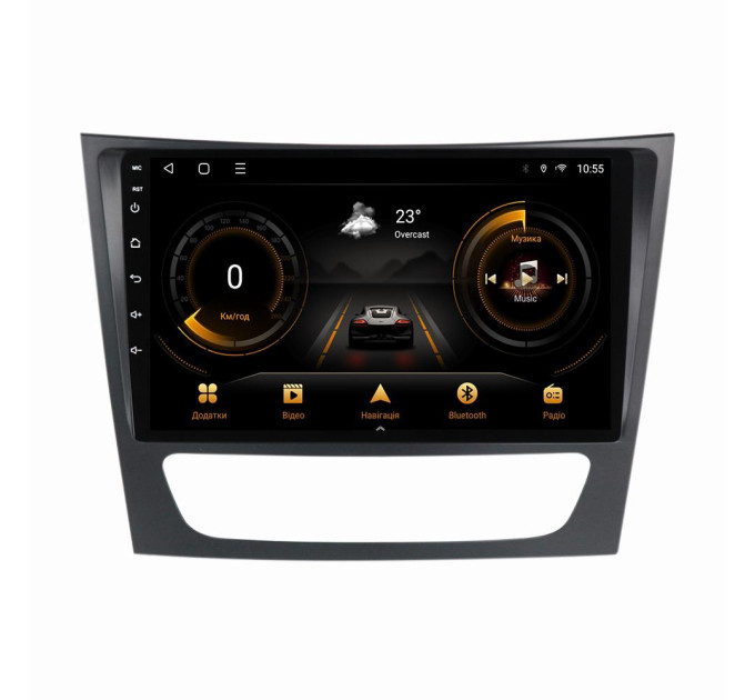 Штатна магнітола для Mercedes E CLS W211 C219 2002-2010 BACAR 1/16Gb Optimal