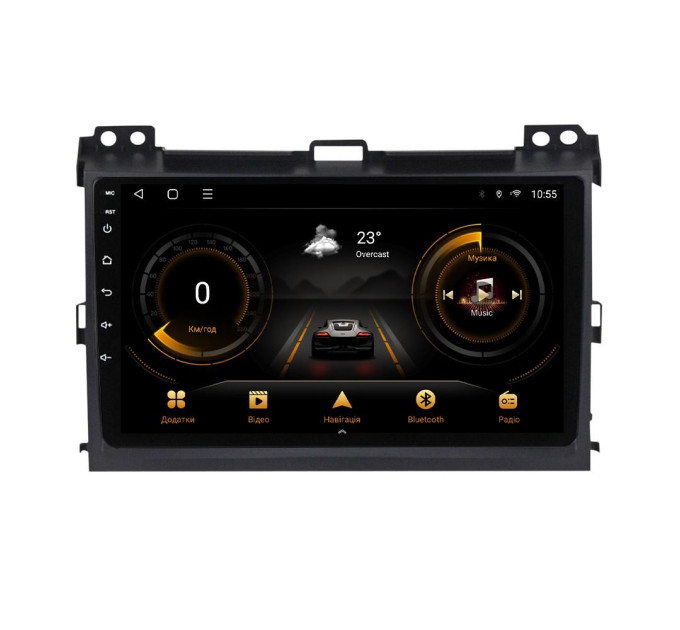Штатна магнітола для Toyota Land Cruiser Prado 2004-2009 BACAR 1/16Gb Optimal