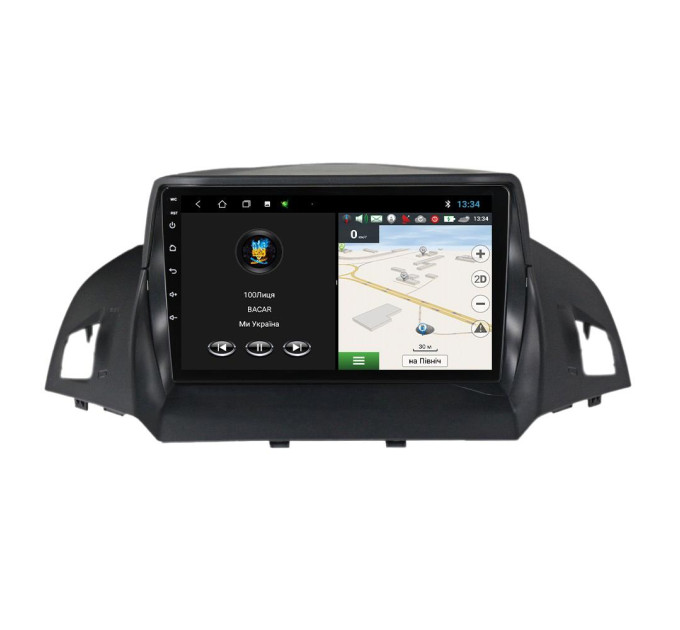 Штатна магнітола для Ford Kuga 2012-2019 BACAR 1/16Gb Optimal