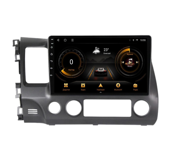 Штатна магнітола для Honda Civic 8 4D 2005-2012 BACAR 2/32Gb Optimal
