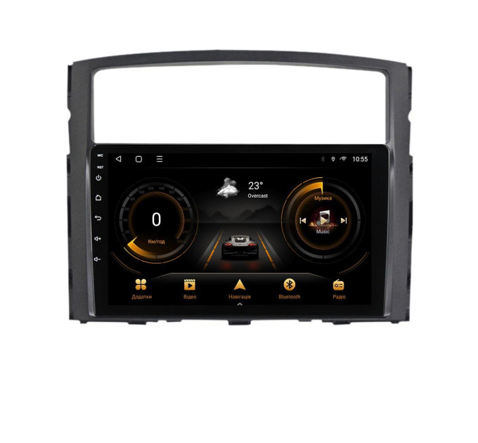 Штатна магнітола для Mitsubishi Pajero Wagon 2006-2014 BACAR 1/16Gb Optimal
