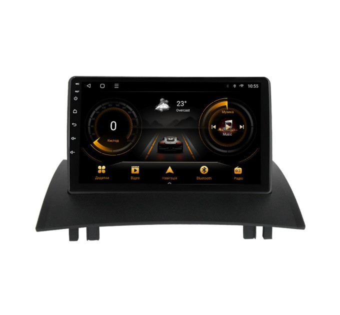 Штатна магнітола для Renault Megane 2 2002-2009 BACAR 1/16Gb Optimal