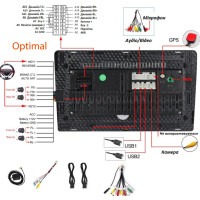 Штатна магнітола для Mitsubishi Pajero Wagon 2006-2014 BACAR 1/16Gb Optimal