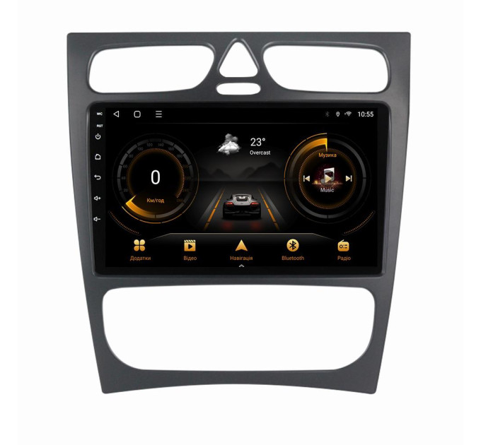 Штатна магнітола для Mercedes C CLK W203/W209/C200/C320/C350 2000-2005 BACAR 1/16Gb Optimal