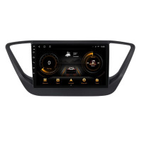 Штатна магнітола для Hyundai Accent Solaris 2017-2018 black BACAR 1/16Gb Optimal