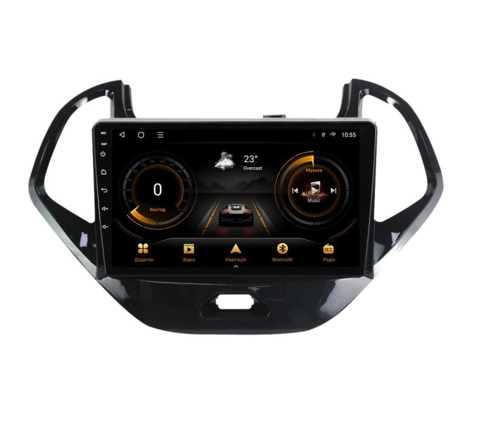 Штатна магнітола для Ford Figo 2015-2018 BACAR 2/32Gb Optimal