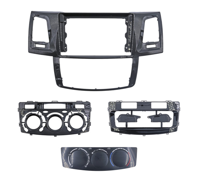 Перехідна рамка QBR 0468-18 під Toyota Fortuner 1 AN50 AN60 HILUX Revo Vigo 2008-2014 (F3) 9 дюймів