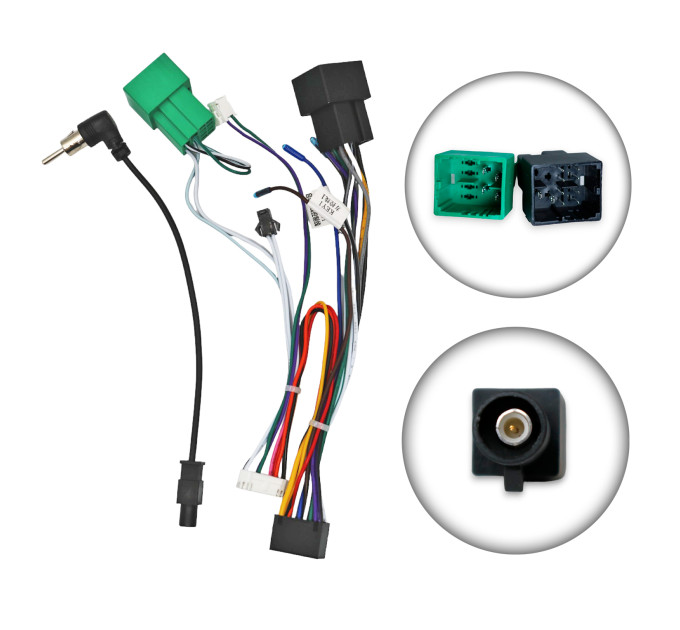 Комплект дротів під Android магнітолу для Chevrolet Daewoo QBR CV-1214