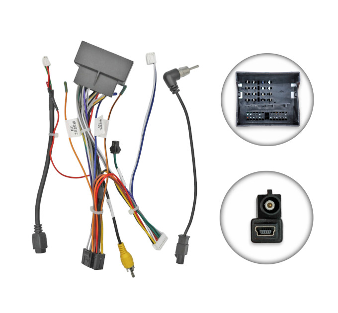 Комплект дротів під Android магнітолу для MG QBR MG-2102