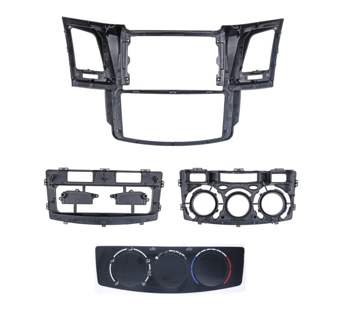 Перехідна рамка QBR 0468-18A під Toyota Fortuner 1 AN50 AN60 HILUX Revo Vigo 2008-2014 (F2) 9 дюймів