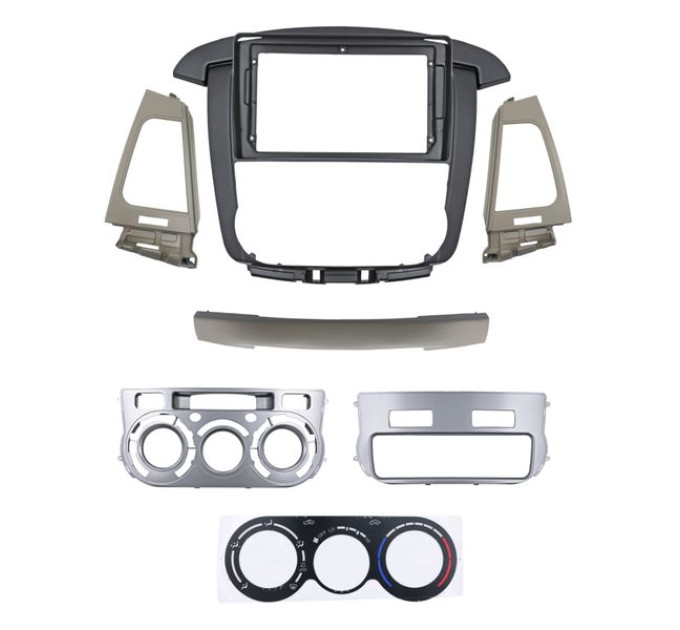 Перехідна рамка QBR 0471-02 під Toyota Innova, Crysta 2008-2010 (F2) 9 дюймів