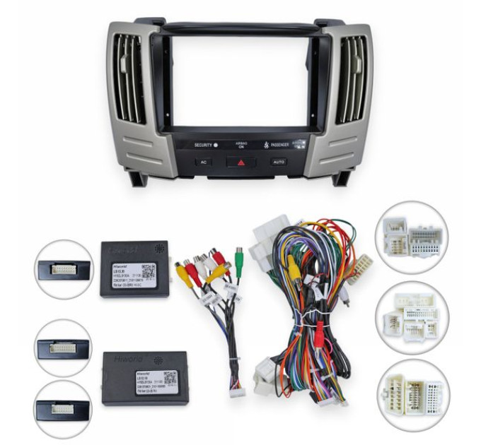 Перехідна рамка QBR 8010-75 під Lexus RX300, RX330, RX350, RX400H, Toyota harrier 2003-2009