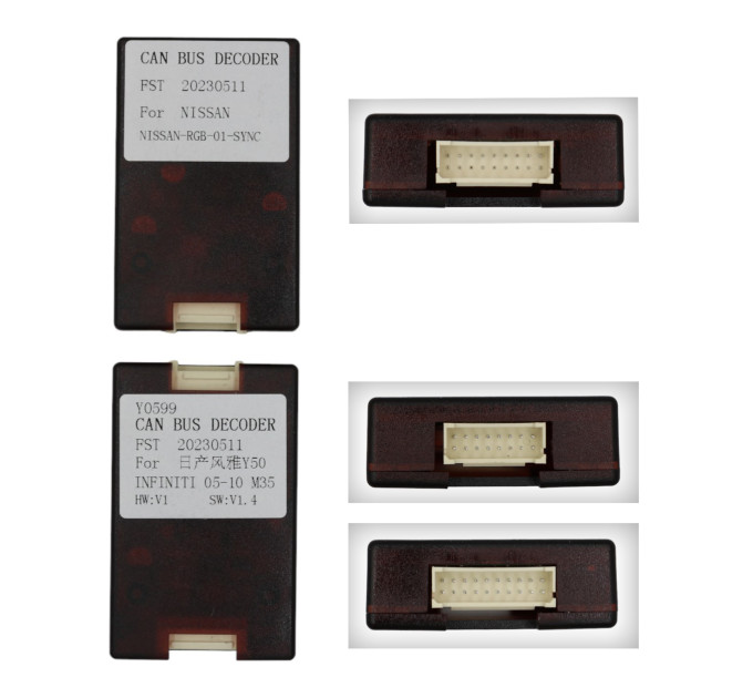 Адаптер CAN Infiniti,Nissan QBR IN0599 (LZ (HZ) NISSAN-RGB-01-SYNC / INFINITI 05-10 M35)