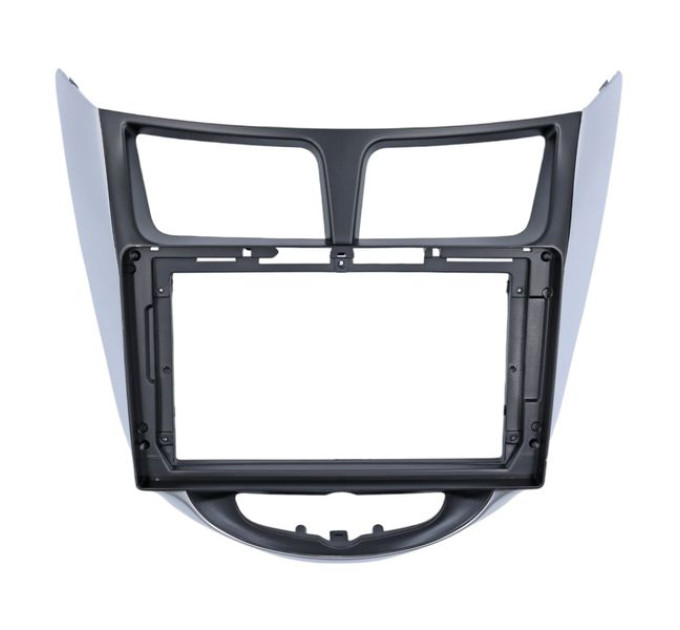 Перехідна рамка QBR 0715-35A під Hyundai Solaris 1 Verna, i-25, Accent 2010-2016 (Dodge Attitude 2011-2014) (F2) 9 дюймів