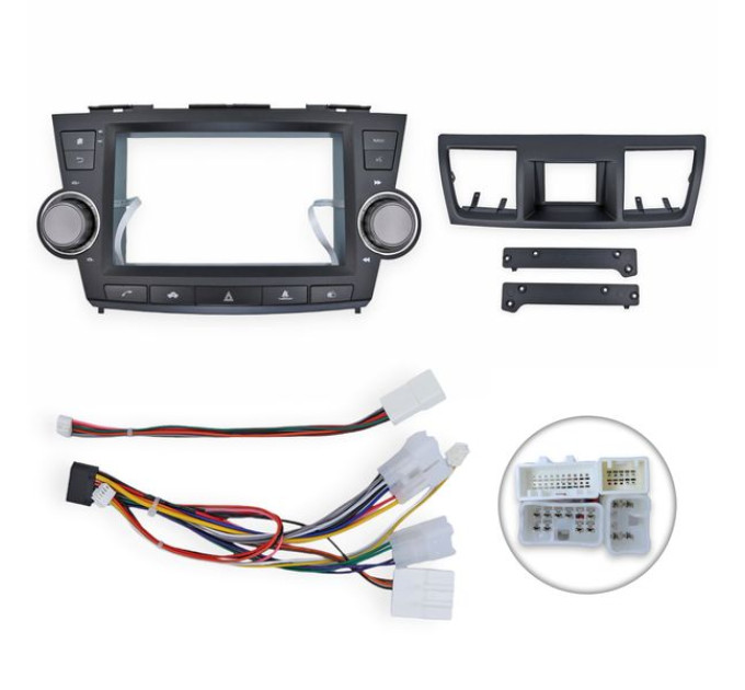 Перехідна рамка QBR 0497-42 для Toyota Highlander 2 XU40 2007-2013 Kluger 2008-2014