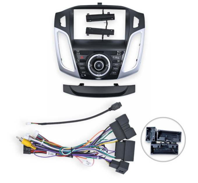 Перехідна рамка QBR 1104-09A під Ford Focus 3 Mk 3 2011-2019 (K2)