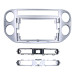 Перехідна рамка QBR 0135-35B під Volkswagen Tiguan 1 NF 2006-2017 Golf Plus 2005-2014 (Silver) (F2) 9 дюймів