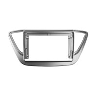 Перехідна рамка QBR 0707-02 під Hyundai Solaris 2 Verna 2017-2018 Accent 2017-2022 9 дюймів