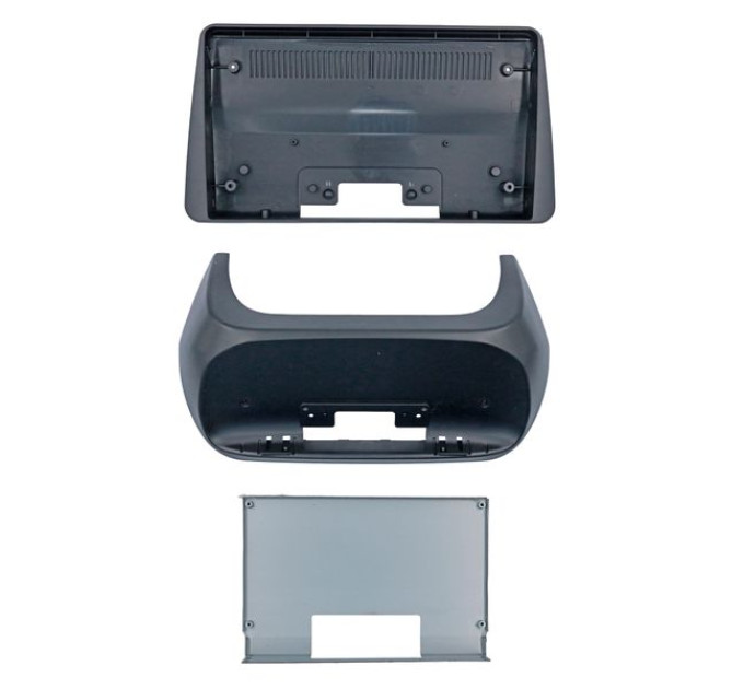 Перехідна рамка QBR 6204-09A під Citroen Nemo 2008-2017 Peugeot Bipper 2008-2017 Fiat Fiorino, Qubo 2008-2019 (F2) 10 дюймів