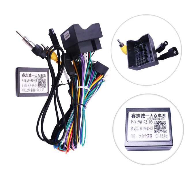 Комплект дротів під Android магнітолу для Volkswagen Audi MAN Seat Skoda QBR QVW-06