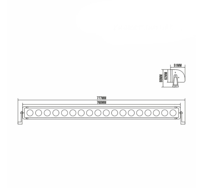 Світлодіодна фара BELAUTO CREE Combo LED BOL1810LC