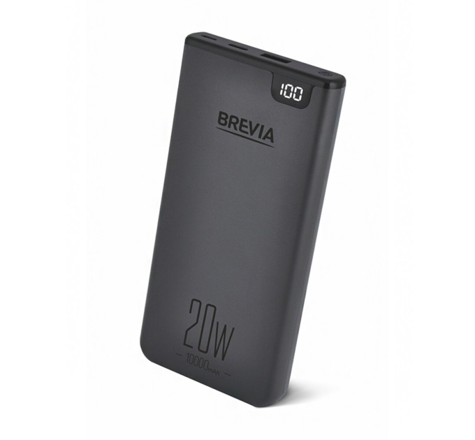 Повербанк Brevia 45120 10000mAh 20W Li-Pol, LCD