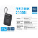 Повербанк Brevia 45222 20000mAh 22.5W Type-C+Lightning Cable, Li-Pol, LCD