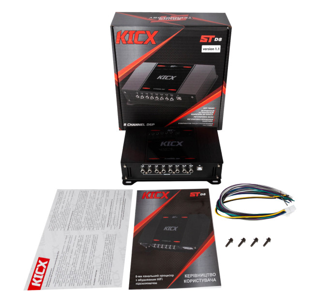Аудіопроцесор Kicx ST D8 (version 1.1)