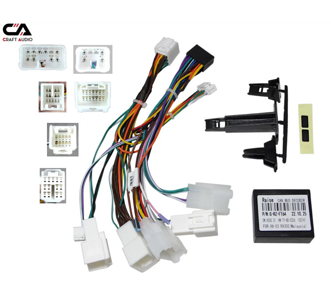 Рамка перехідна з проводкою CraftAudio LE-22-277 LEXUS RX300 / Toyota Harrier 02-09