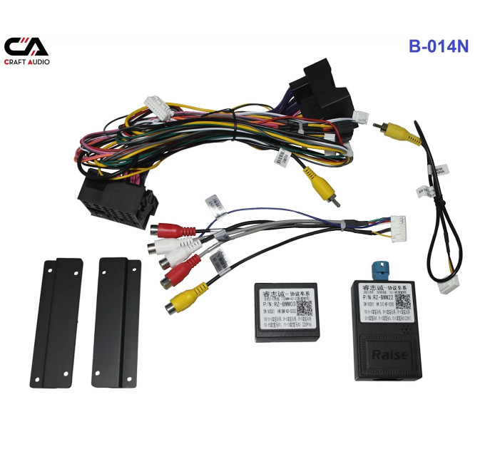 Рамка перехідна з проводкою CraftAudio B-014N BMW X5 07-09