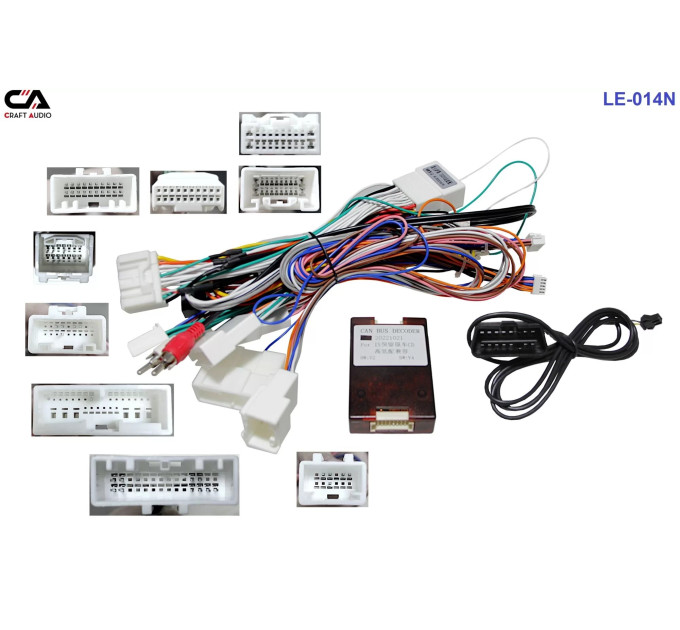 Рамка перехідна з проводкою CraftAudio LE-014N LEXUS IS 06-12