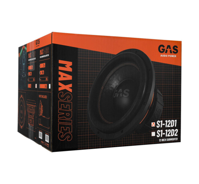Сабвуфер GAS MAX S1-12D1