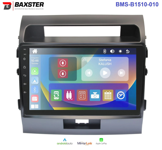 Штатна магнітола Baxster ВМS-B1510-010 TOYOTA LС 200 (V8) 2008-2015