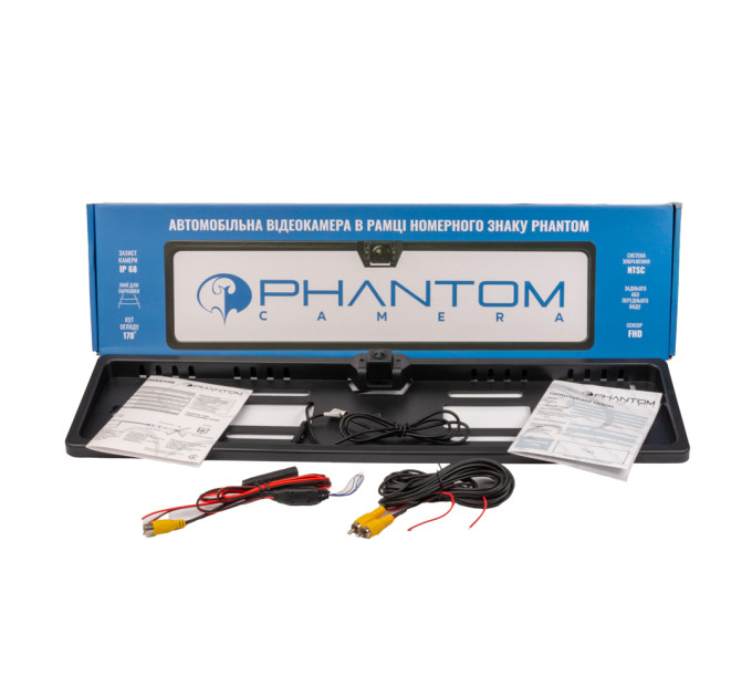 Камера в рамці номерного знака PHANTOM UF-136 CVBS/AHD 1080
