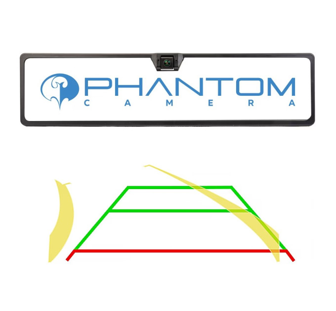 Камера в рамці номерного знака PHANTOM UF-35DL AHD