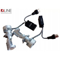 Світлодіодні лампи з лінзою Qline Alpha H4 Projector 50/70Вт 6000K (2шт) Світлодіодні лампи з лінзою Qline Alpha H4 Projector 50/70Вт 6000K (2шт)