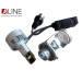 Світлодіодні лампи з лінзою Qline Alpha H4 Projector 50/70Вт 6000K (2шт)