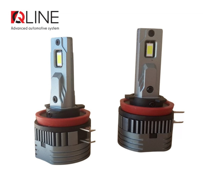 Cвітлодіодні лампи QLINE ALPHA H11B V3 6000K (2шт)
