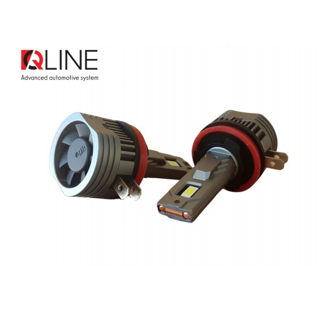Cвітлодіодні лампи QLINE ALPHA H11B V3 6000K (2шт)