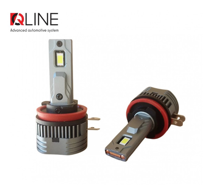 Cвітлодіодні лампи QLINE ALPHA H11B V3 6000K (2шт)