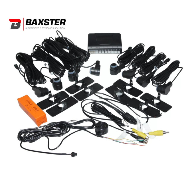 Парктронік Baxster VPR-8050 CVBS чорн 16.5мм внутр